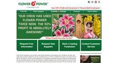 Desktop Screenshot of flowerpowerfundraising.com